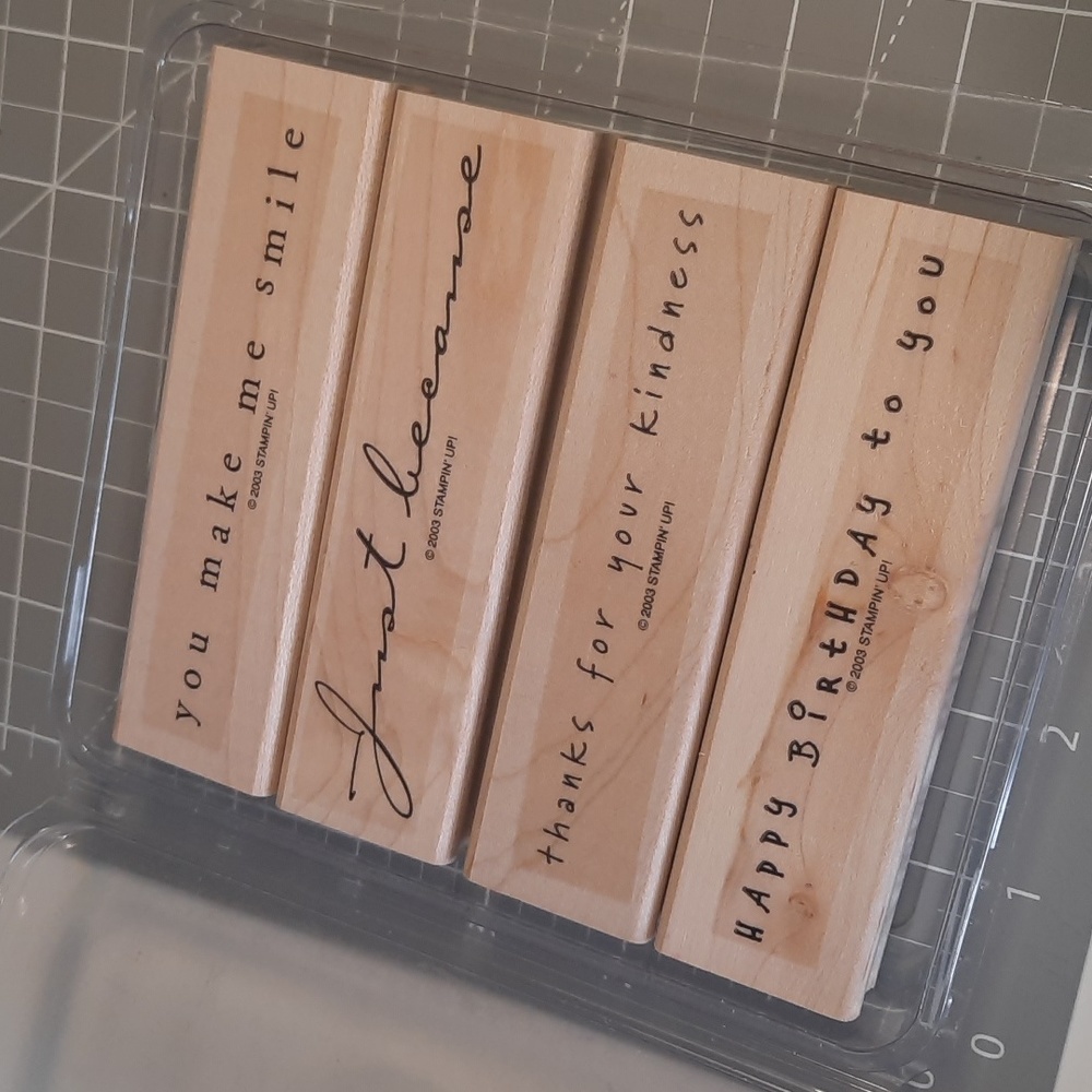 Simple Sayings II Stampin Up rubber stamp set